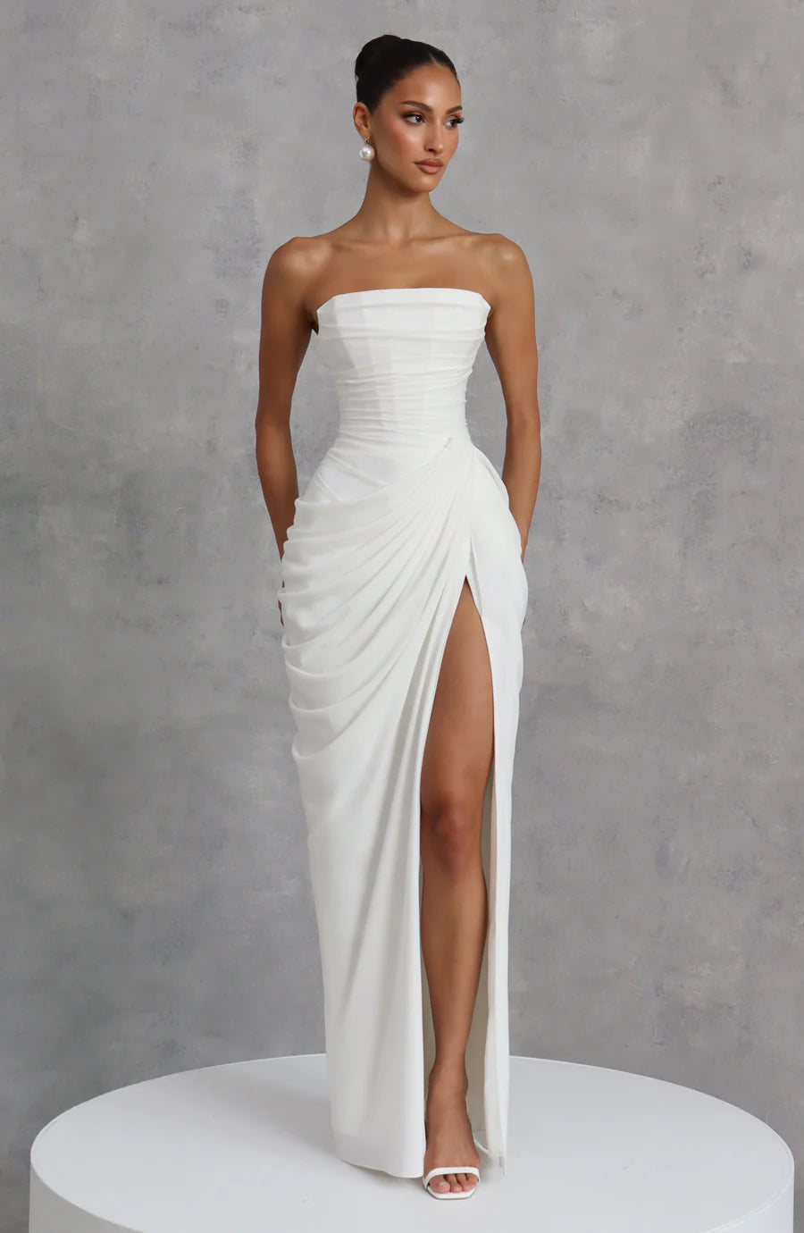 Julie | Mazi Dress - Bianco