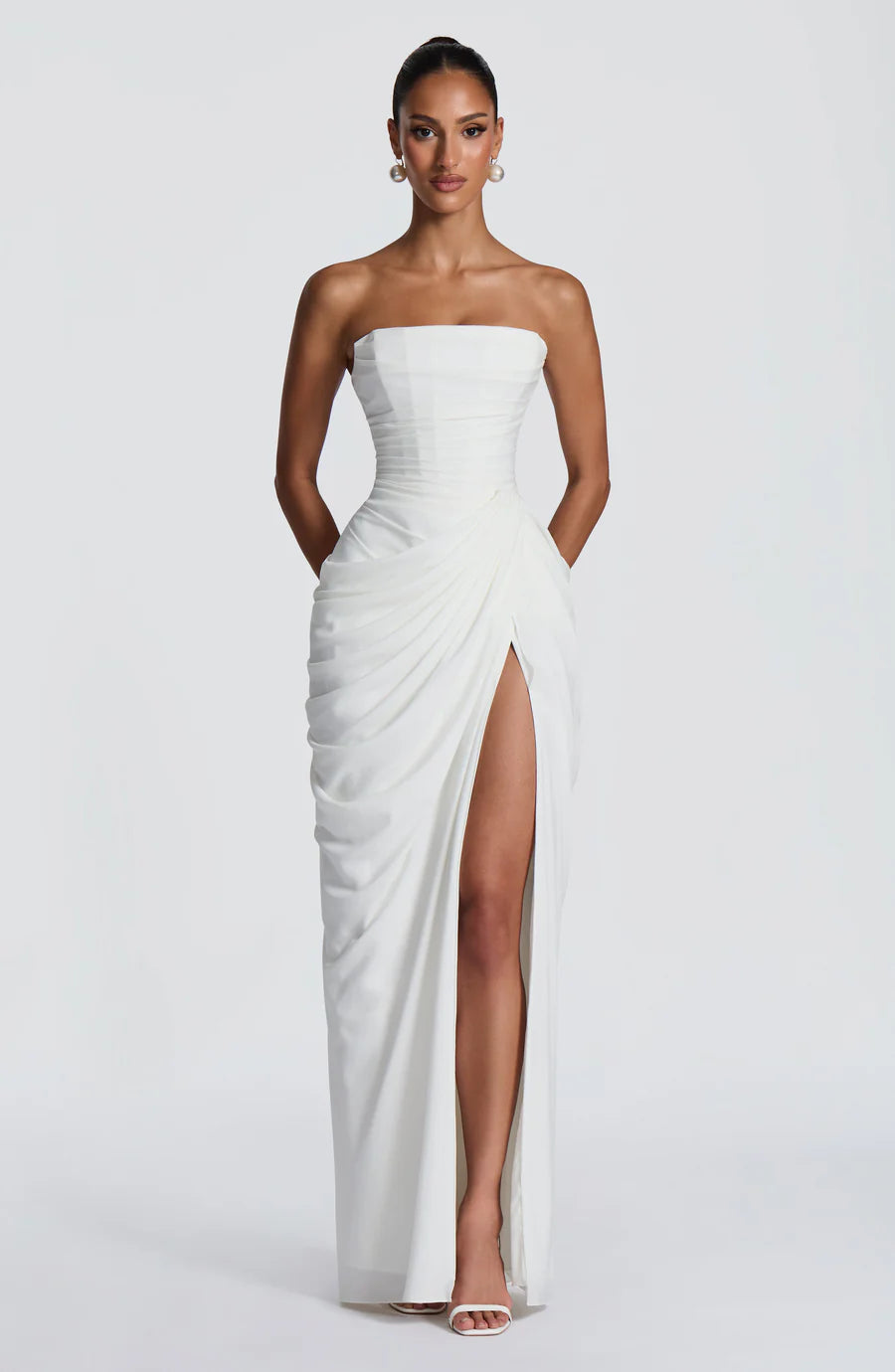 Julie | Mazi Dress - Bianco