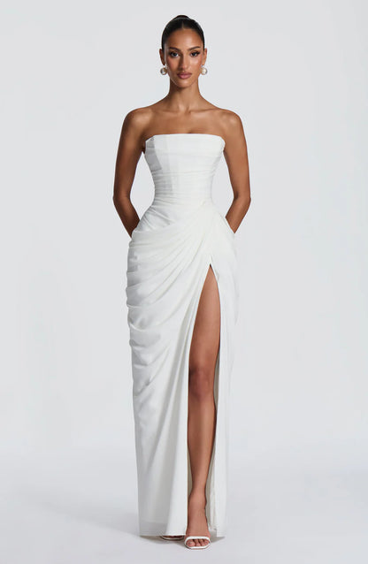 Julie | Mazi Dress - Bianco