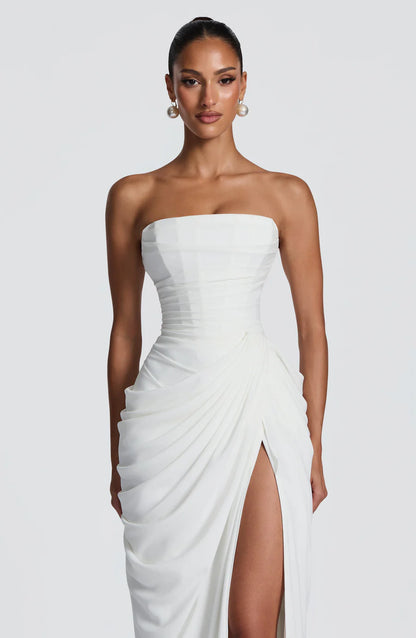 Julie | Mazi Dress - Bianco