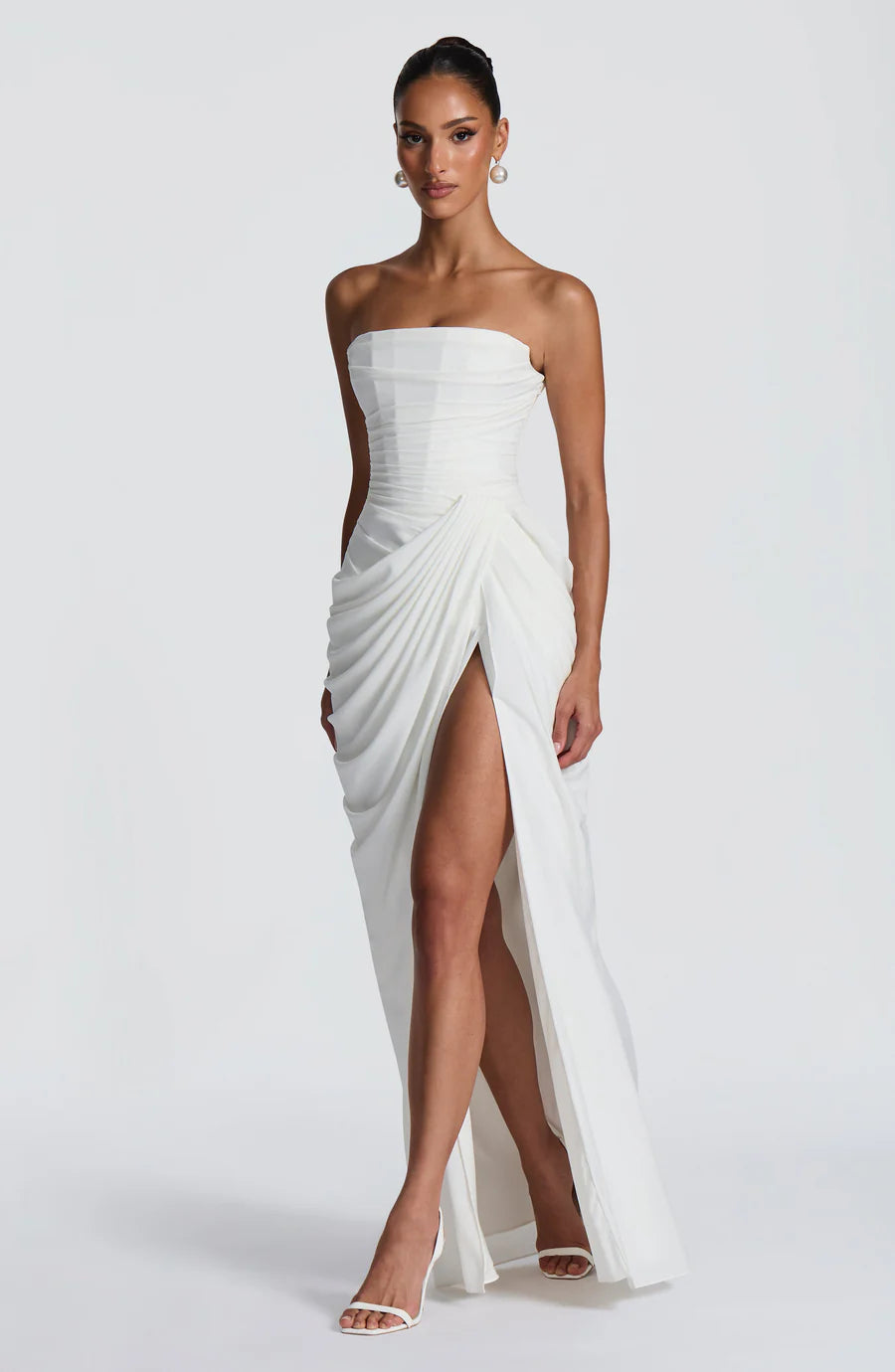 Julie | Mazi Dress - Bianco