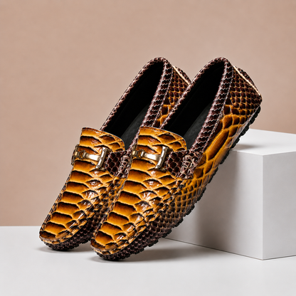 Mocassini Torina in Vera Pelle – Marrone