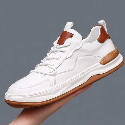 Noble Italiana | Sneakers in vera pelle — Bianco, vista 9