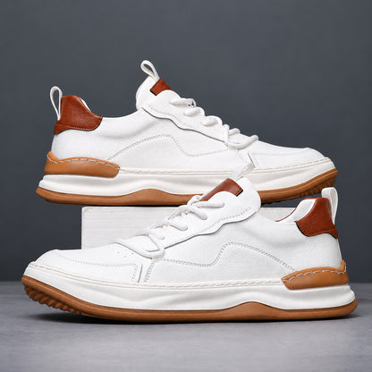 Noble Italiana | Sneakers in vera pelle — Bianco, vista 10