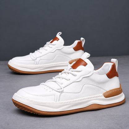 Noble Italiana | Sneakers in vera pelle — Bianco, vista 11