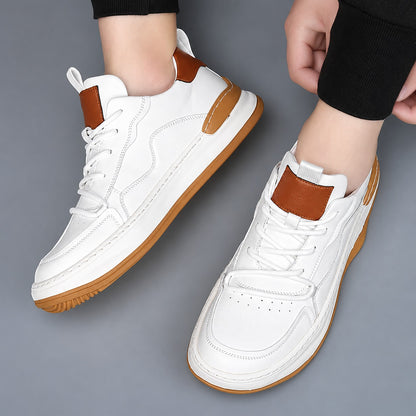 Noble Italiana | Sneakers in vera pelle — Bianco, vista 15