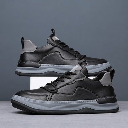 Noble Italiana | Sneakers in vera pelle — Nero, vista 17