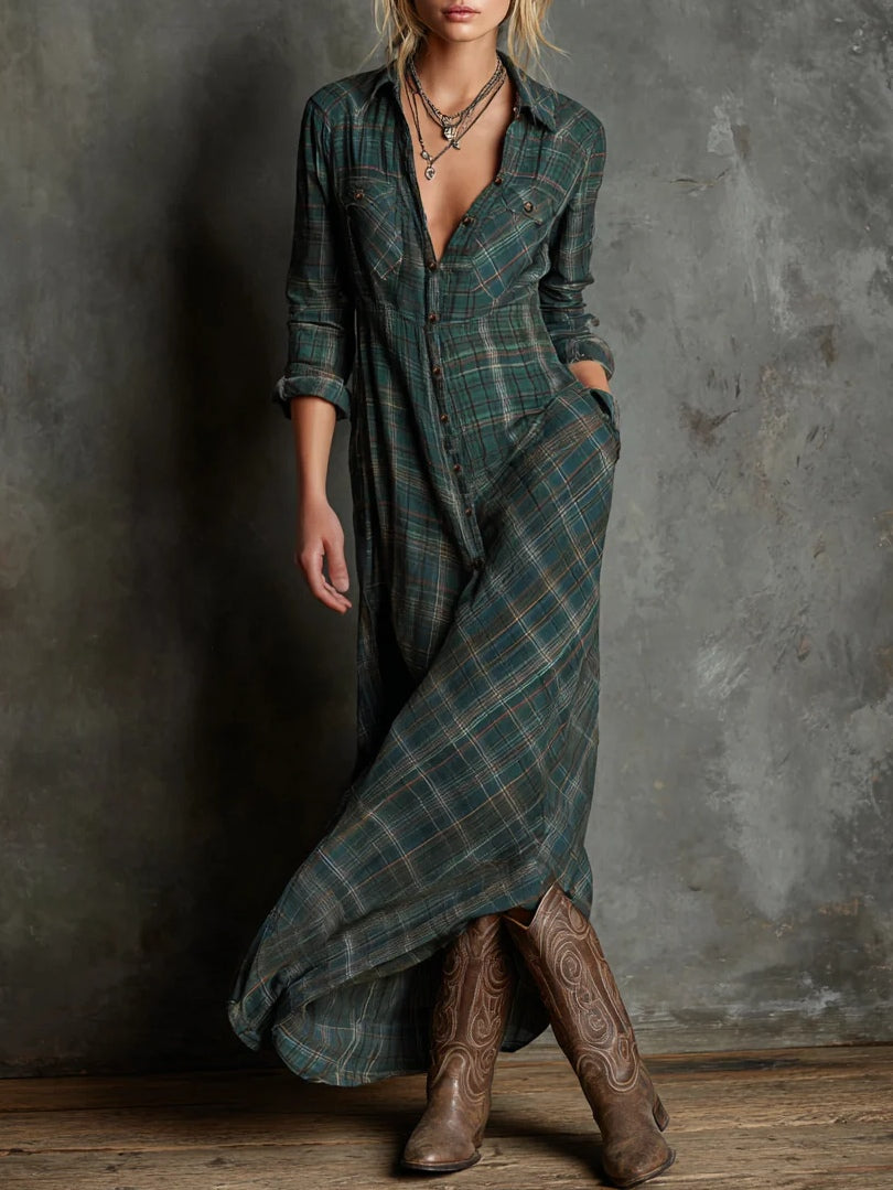 Emanuela | Abito Verde Imperiale, vista 1