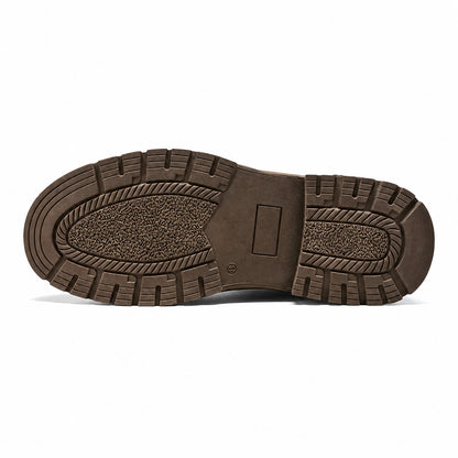 Weston, stivaletti in pelle con zip e lacci — vista 7
