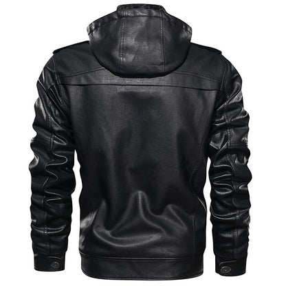 Titan Giacca in pelle colore Nero, immagine 2