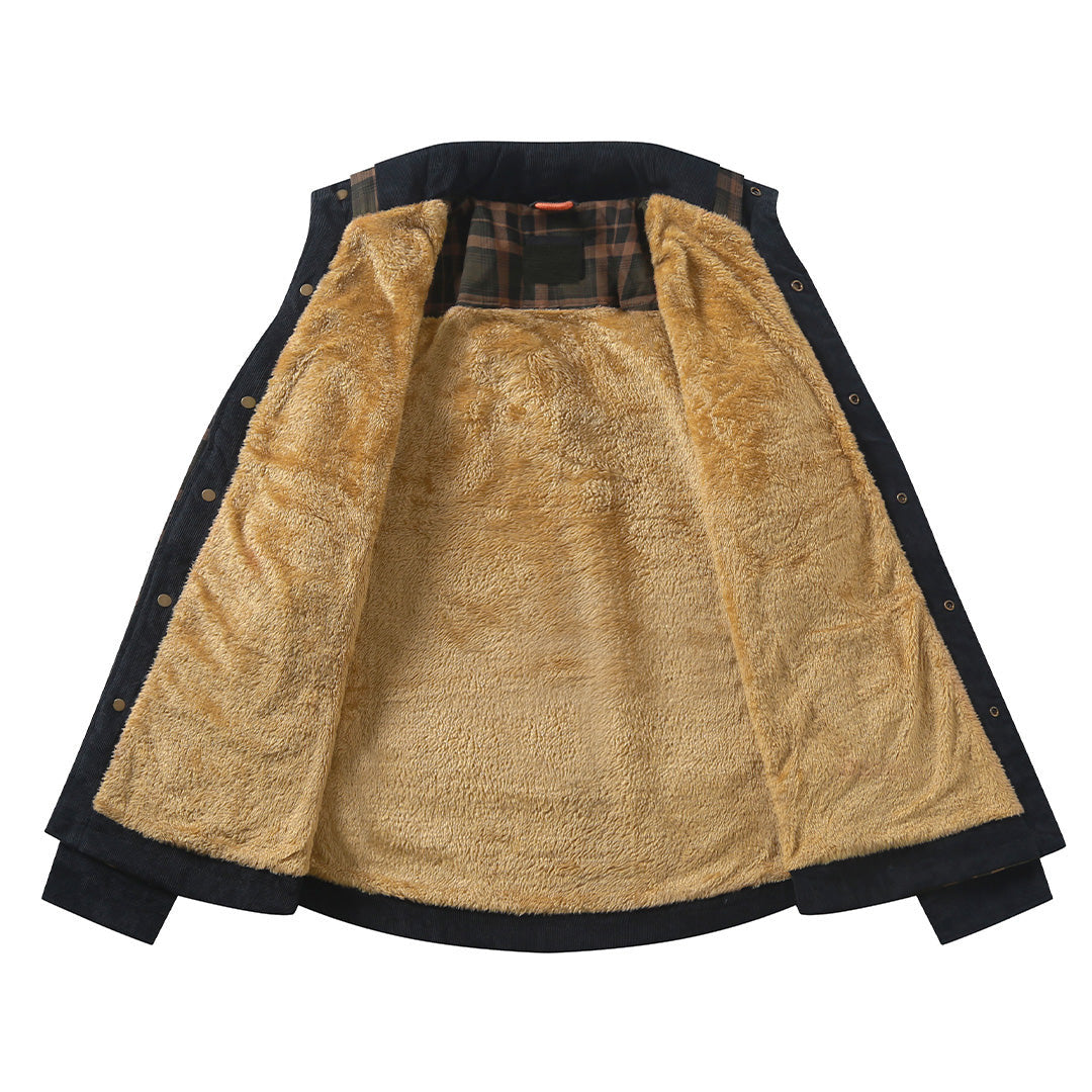 Giacca camicia a quadri colore Blu navy Sandstorm, immagine 4