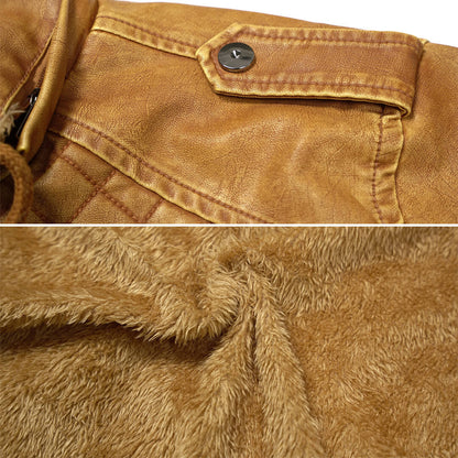 Luxury Giacca in pelle colore Cuoio, immagine 4
