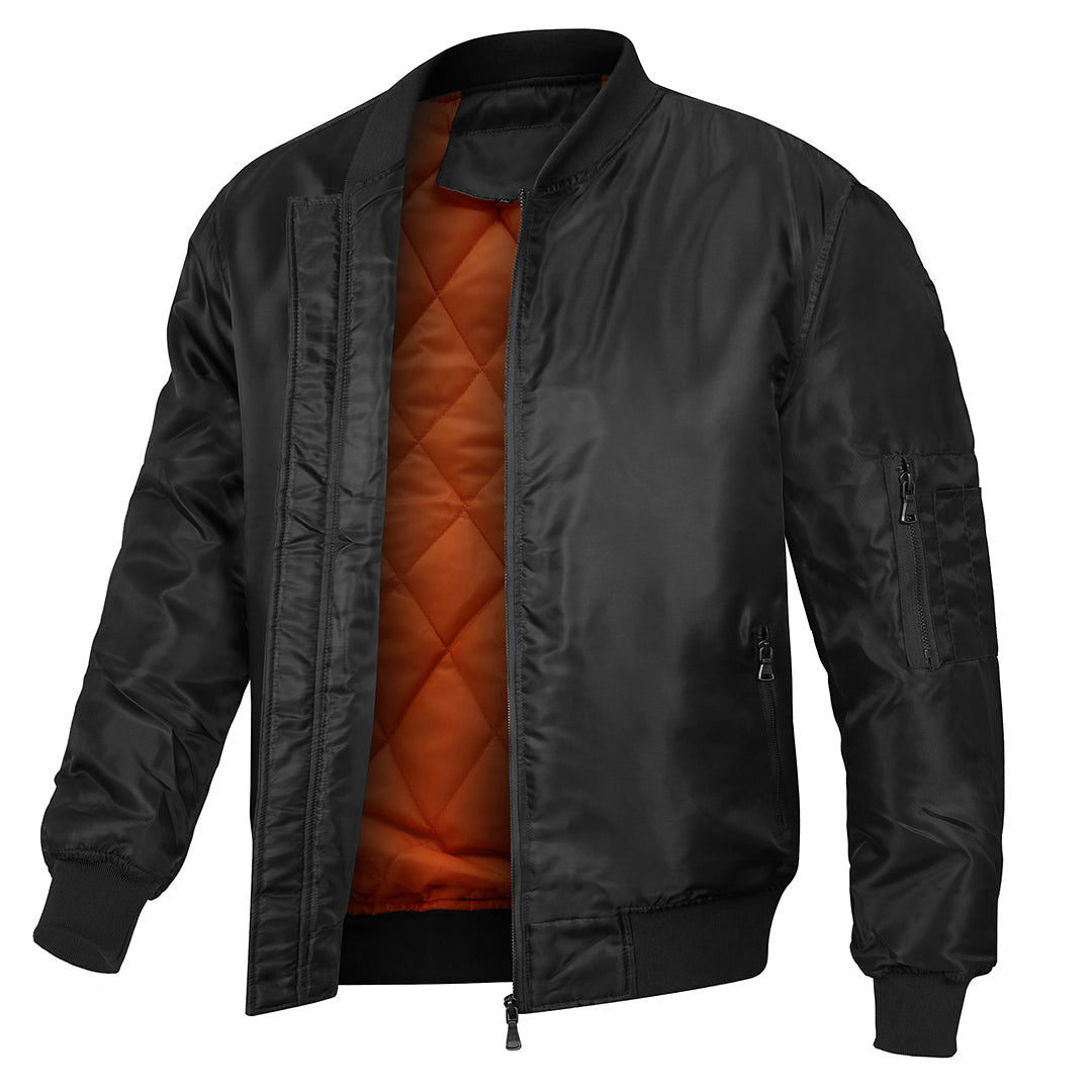 Valor Giacca bomber colore Nero, immagine 1
