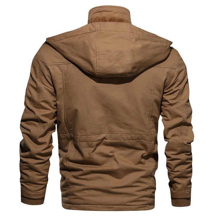 Survival Giacca in cotone colore Cuoio, immagine 2