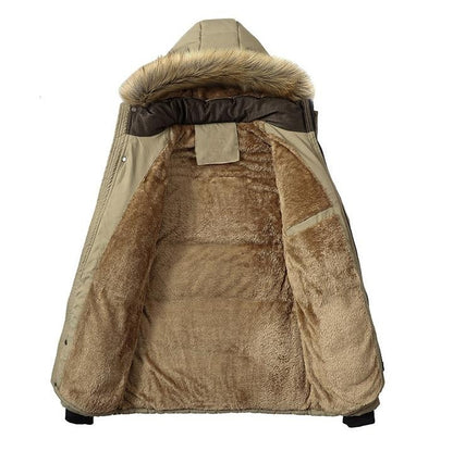 Parka Ice Wall colore Cachi, immagine 3