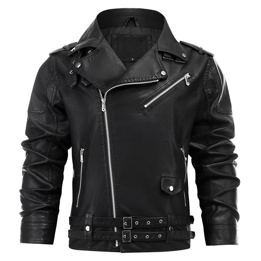 Boulevard Giacca in pelle colore Nero, immagine 1