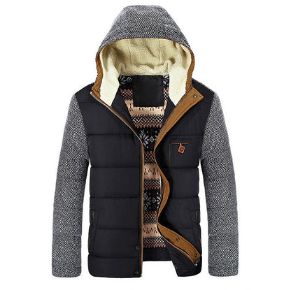 Giacca in pile invernale colore Nero, immagine 1