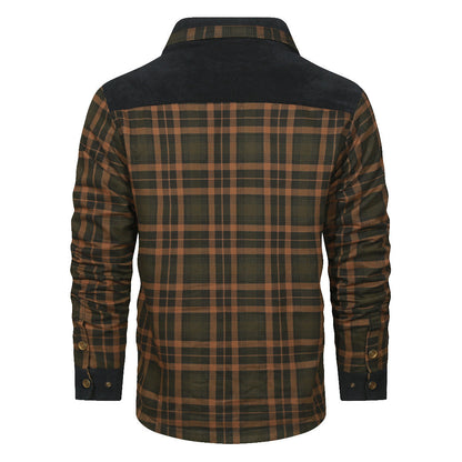 Giacca camicia a quadri colore Blu navy Sandstorm, immagine 3