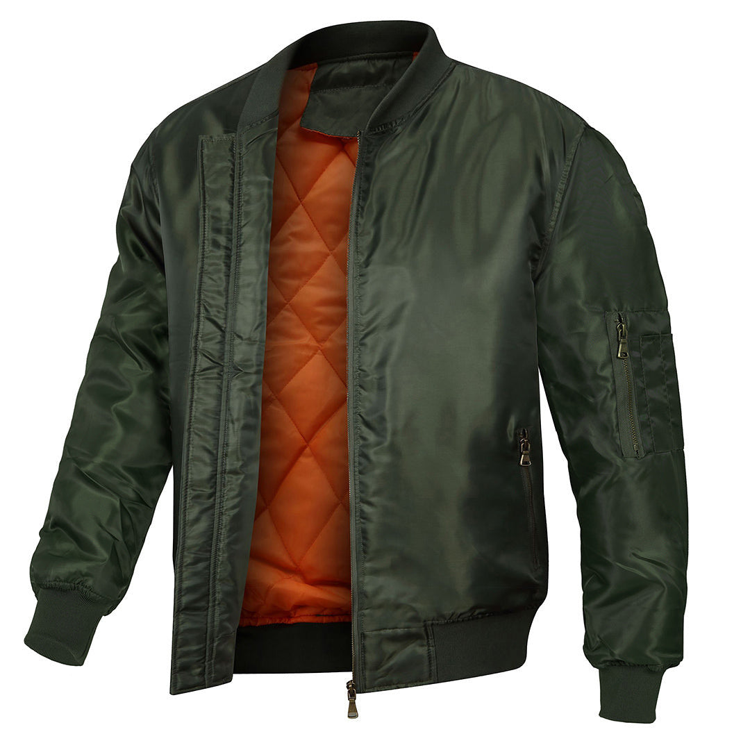 Valor Giacca bomber colore Verde scuro, immagine 1