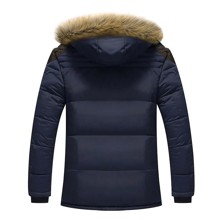 Parka Ice Wall colore Blu navy, immagine 2