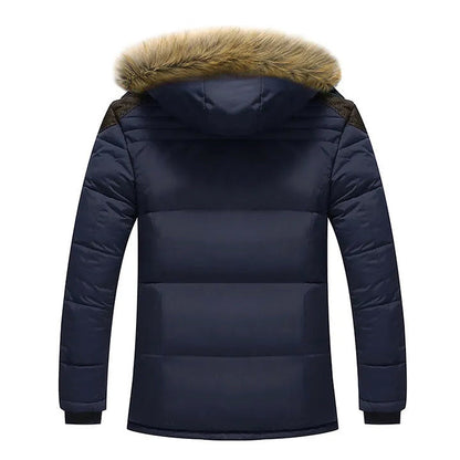 Parka Ice Wall colore Blu navy, immagine 2