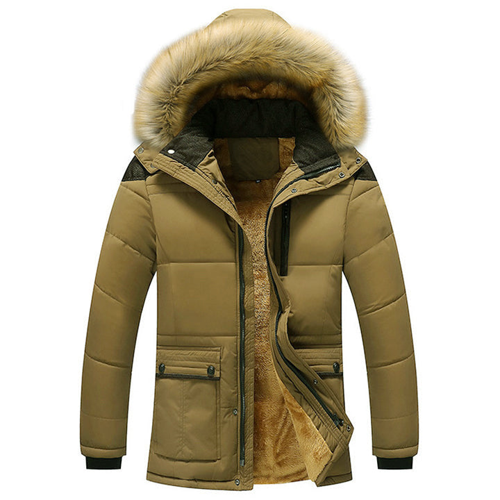 Parka Ice Wall colore Cachi, immagine 1