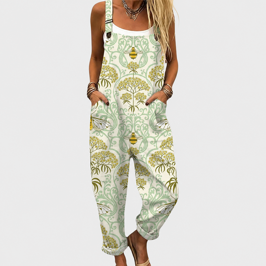 Salopette Stampata – Eleganza Casual