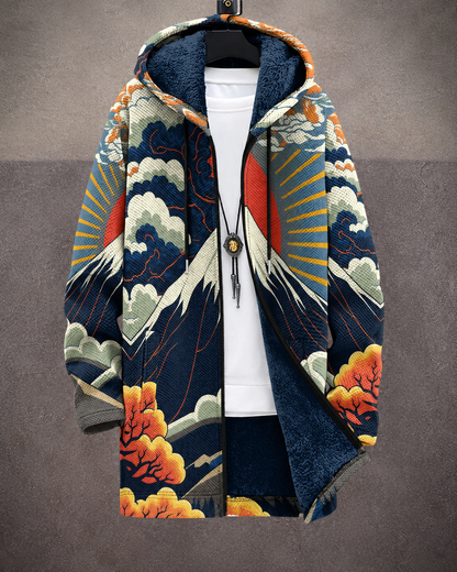 Ezio | Cardigan Artistico con Cappuccio — vista prodotto
