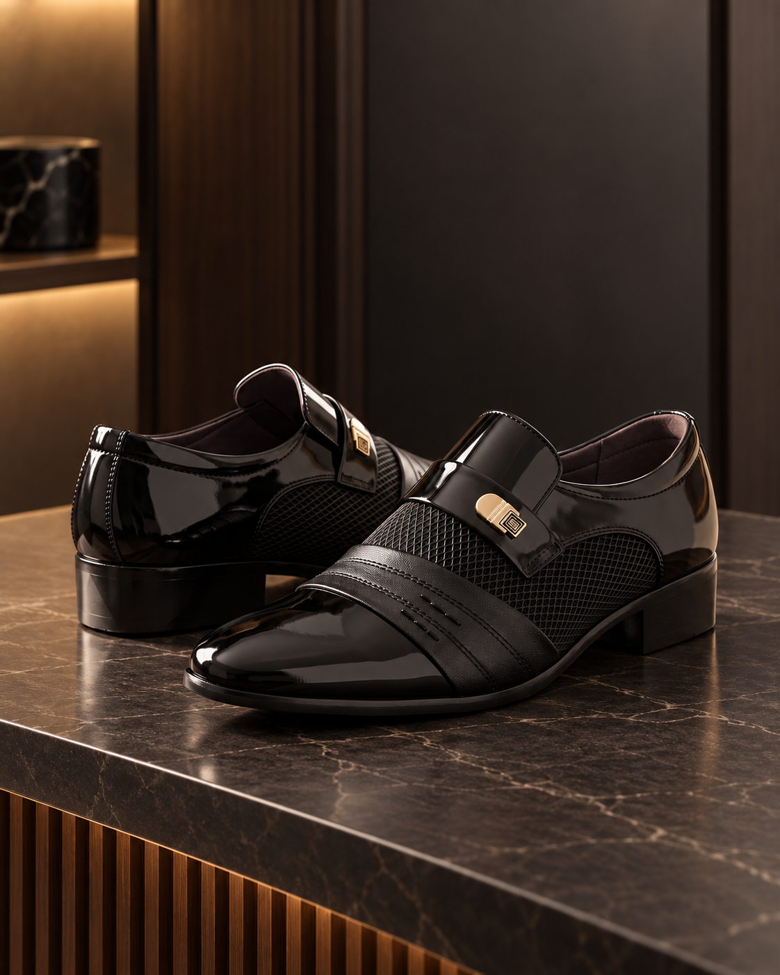 Scarpe monk strap Fausto nere da uomo