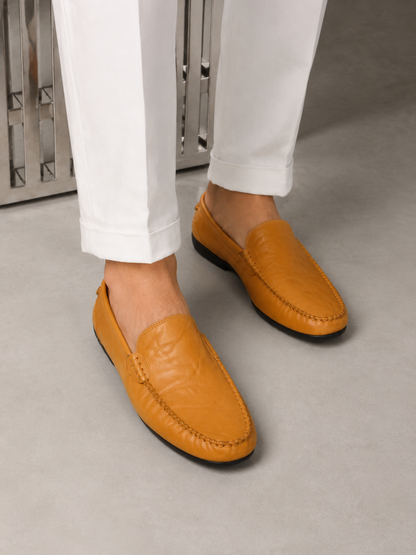 Mocassino Florence in vera pelle Beige - immagine 3