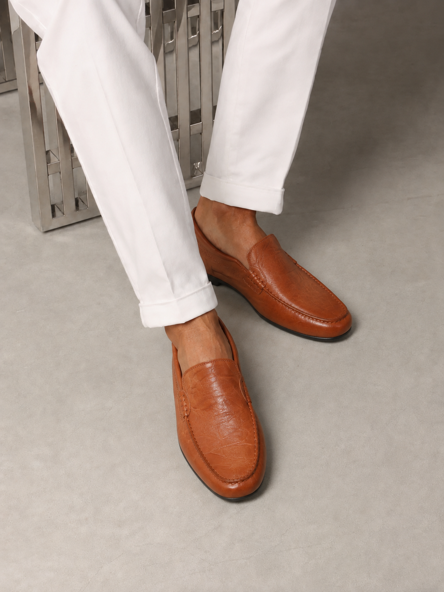 Mocassino Florence in vera pelle Marrone - immagine 3