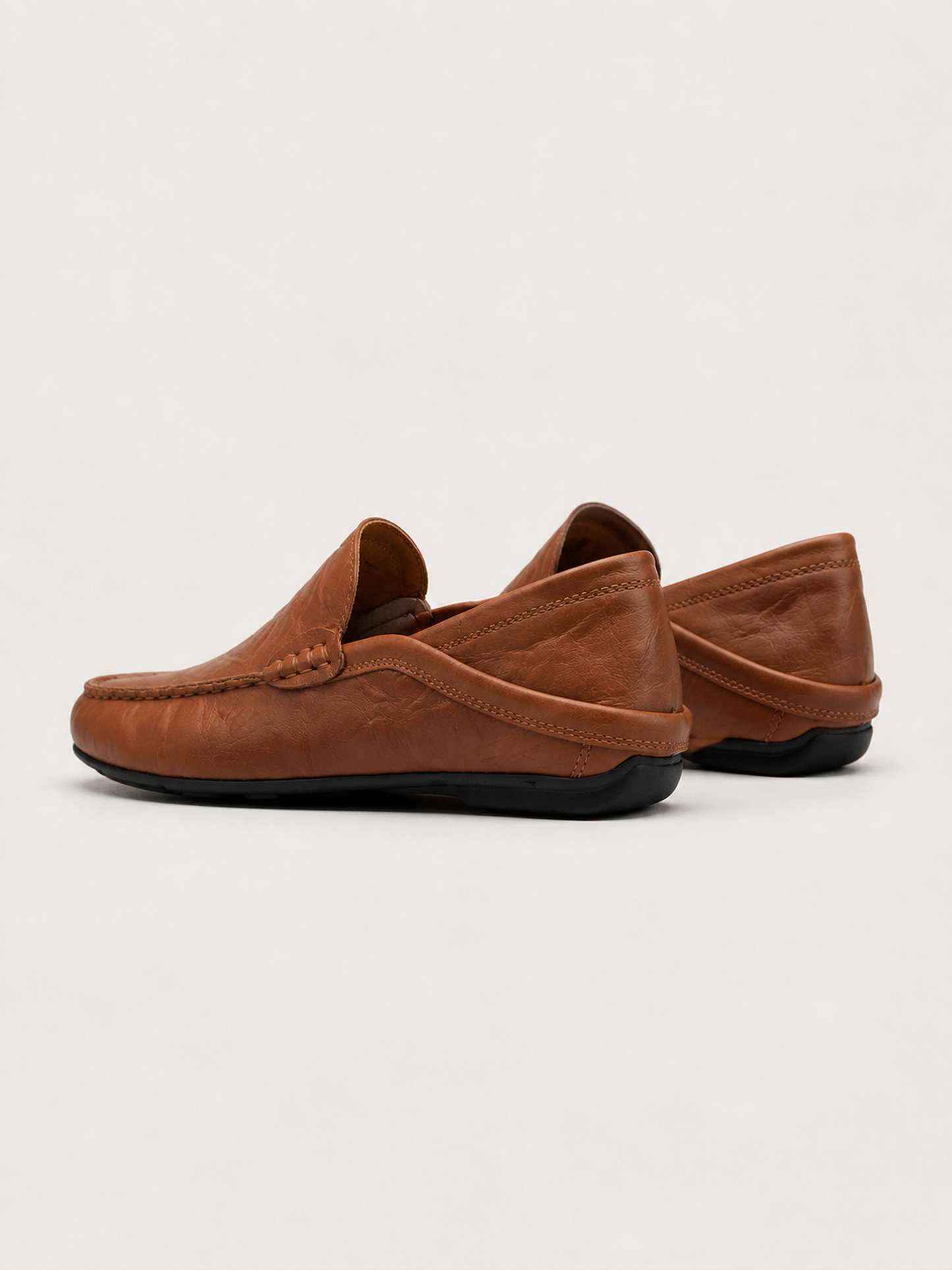 Mocassino Florence in vera pelle Marrone - immagine 4