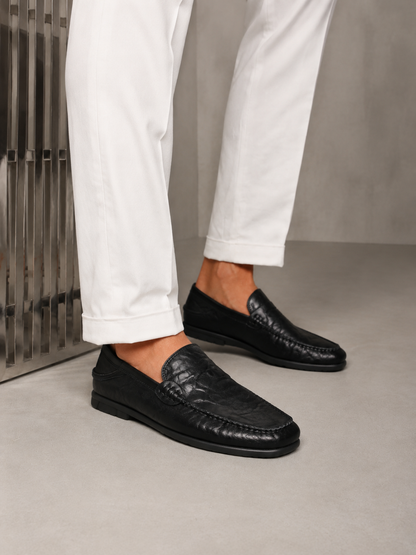 Mocassino Florence in vera pelle Nero - immagine 3