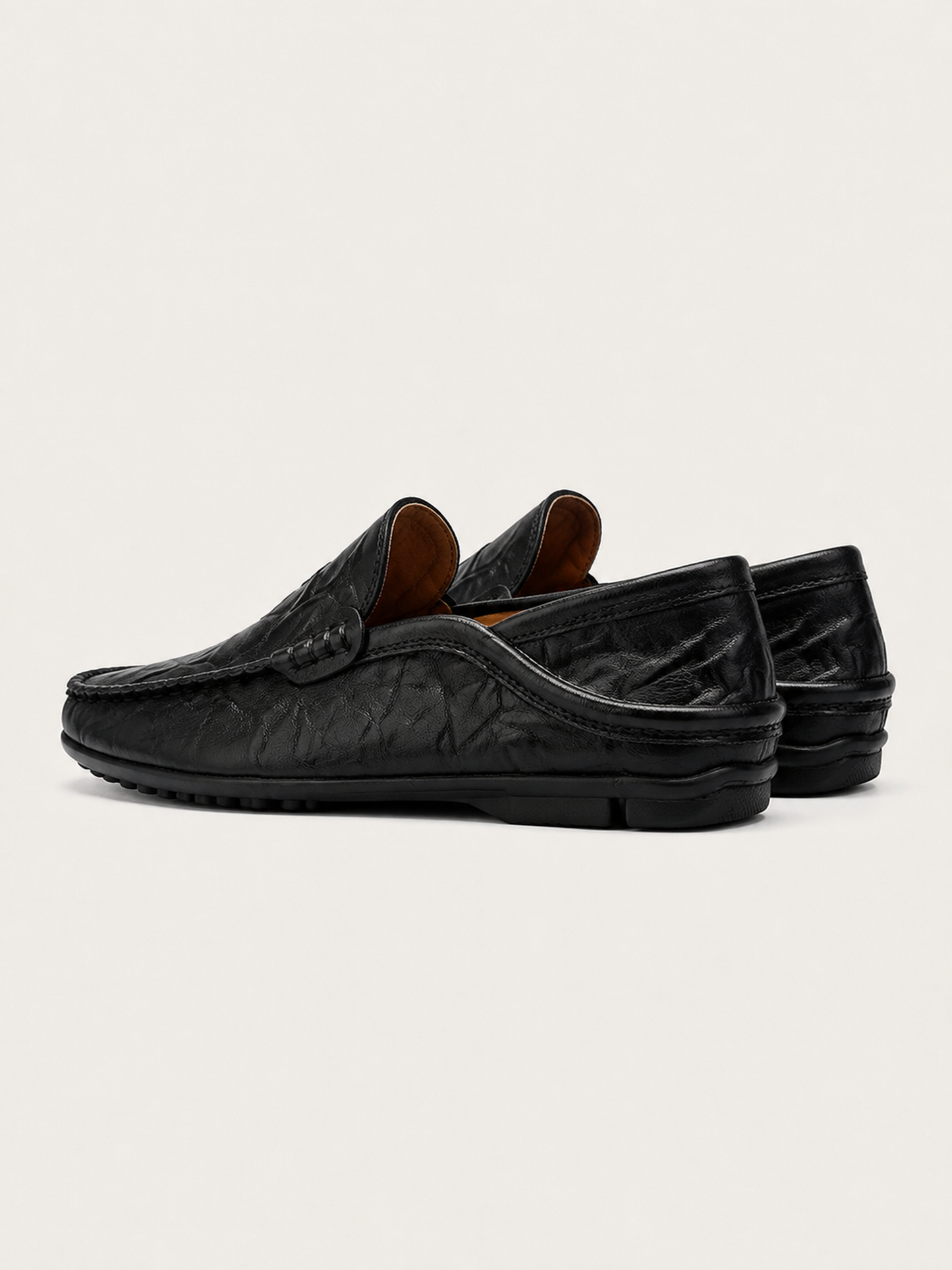 Mocassino Florence in vera pelle Nero - immagine 4
