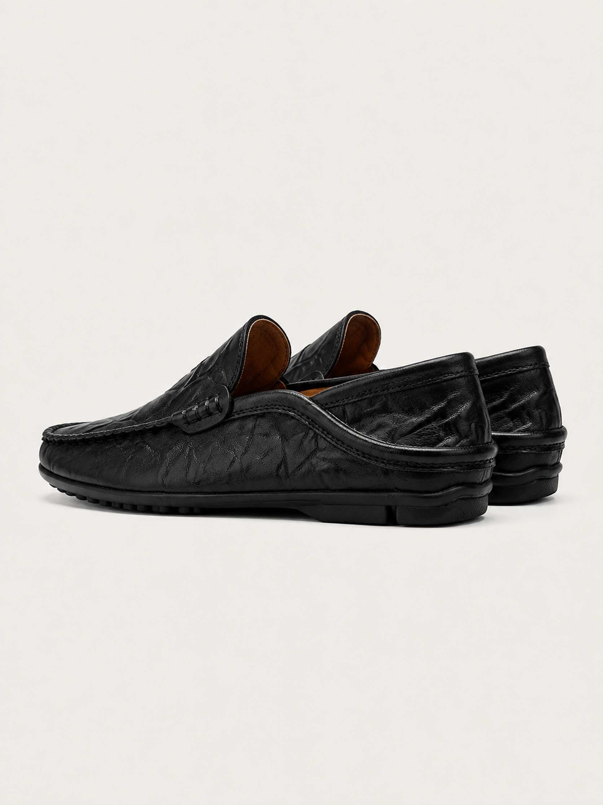 Mocassino Florence in vera pelle Nero - immagine 4