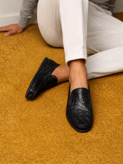 Mocassino Florence in vera pelle Nero - immagine 5