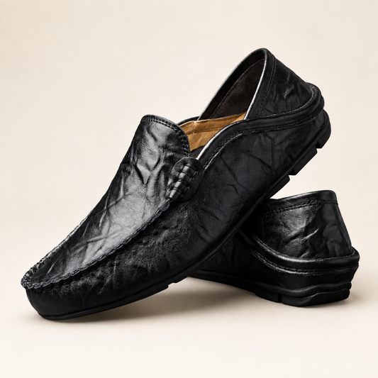 Mocassino Florence in vera pelle Nero - immagine 6