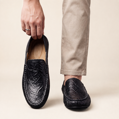 Mocassino Florence in vera pelle Nero - immagine 7