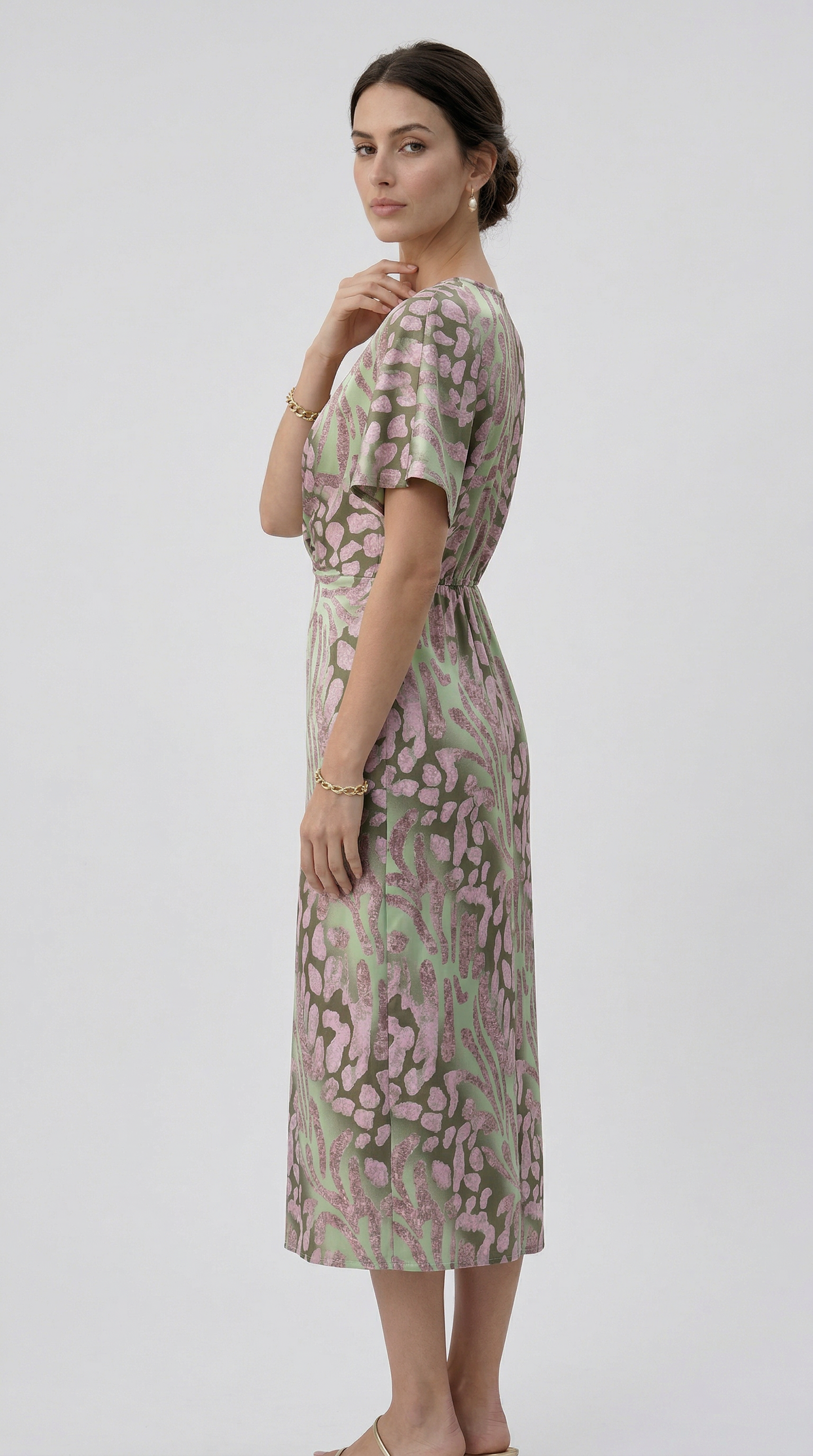 Julie | Abito lungo con scollo a V