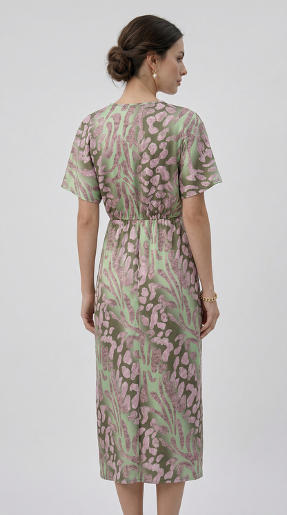 Julie | Abito lungo con scollo a V