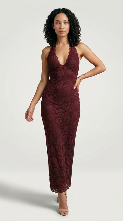 ARIA | Lace Me Maxi Dress