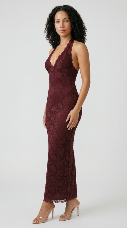 ARIA | Lace Me Maxi Dress