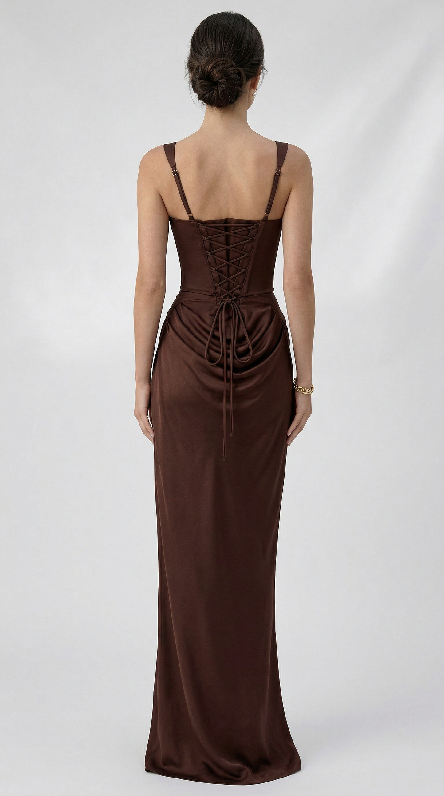 Julie | Hourglass Maxi - Marrone