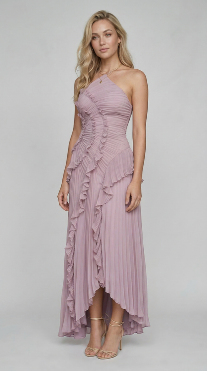 Abito con volant in edizione limitata - Viola