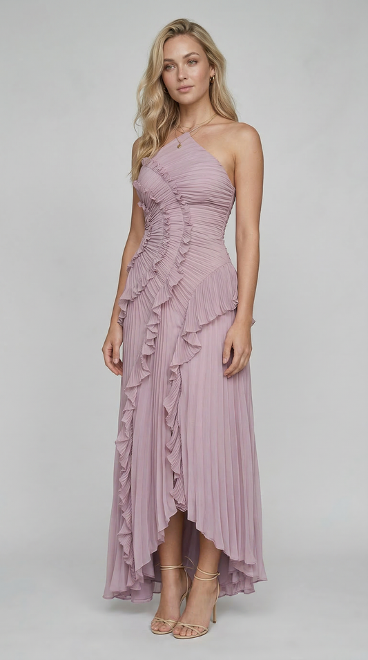 Abito con volant in edizione limitata - Bianco