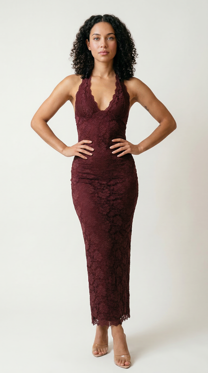 ARIA | Lace Me Maxi Dress