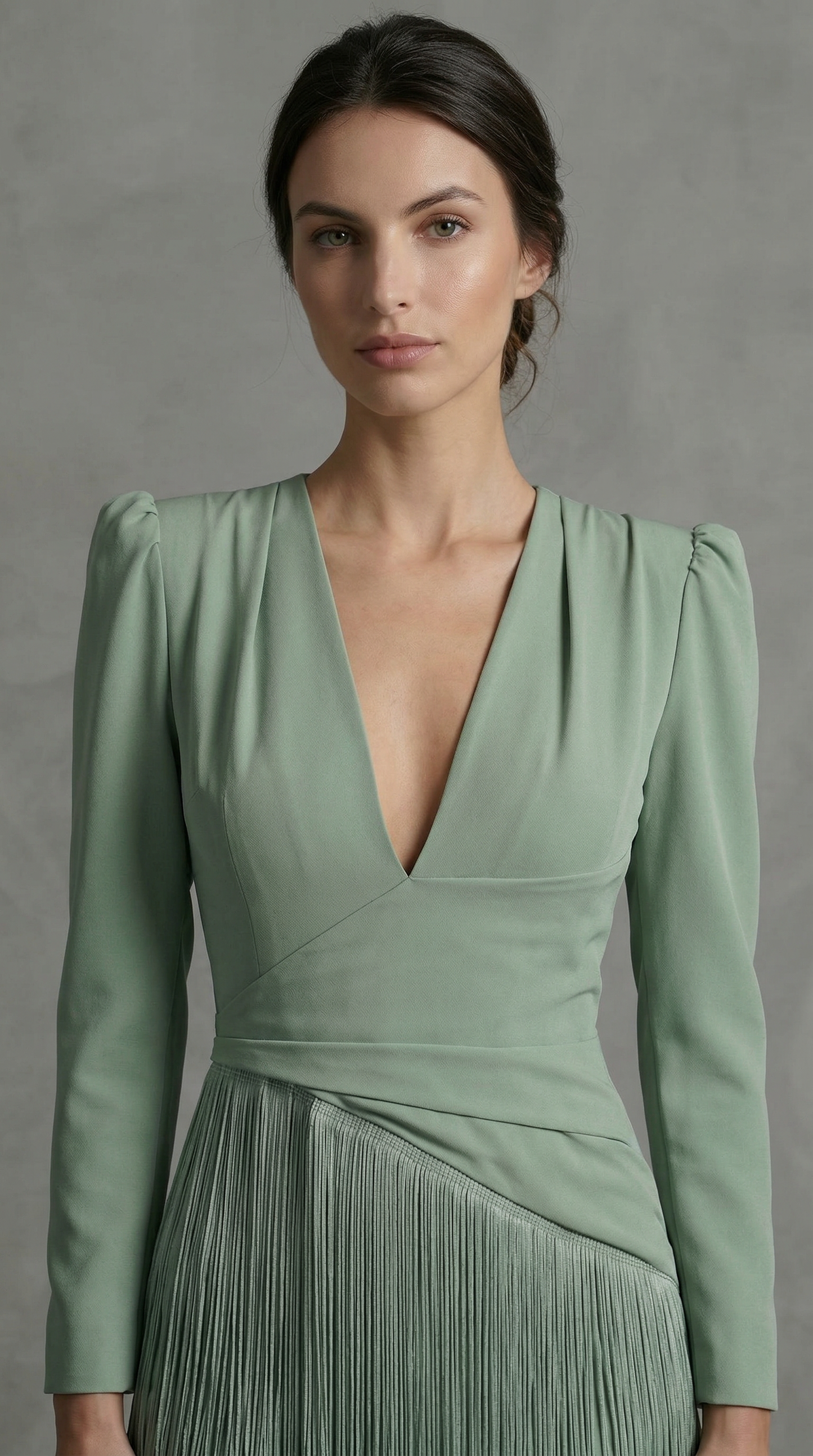 Clara | Abito elegante con frange