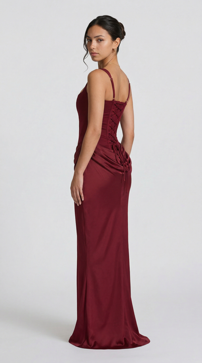 Julie | Hourglass Maxi - Marrone