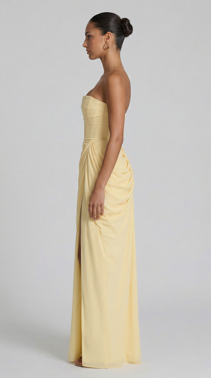 Julie | Mazi Dress - Limone