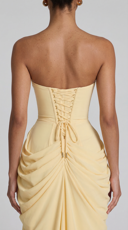 Julie | Mazi Dress - Limone